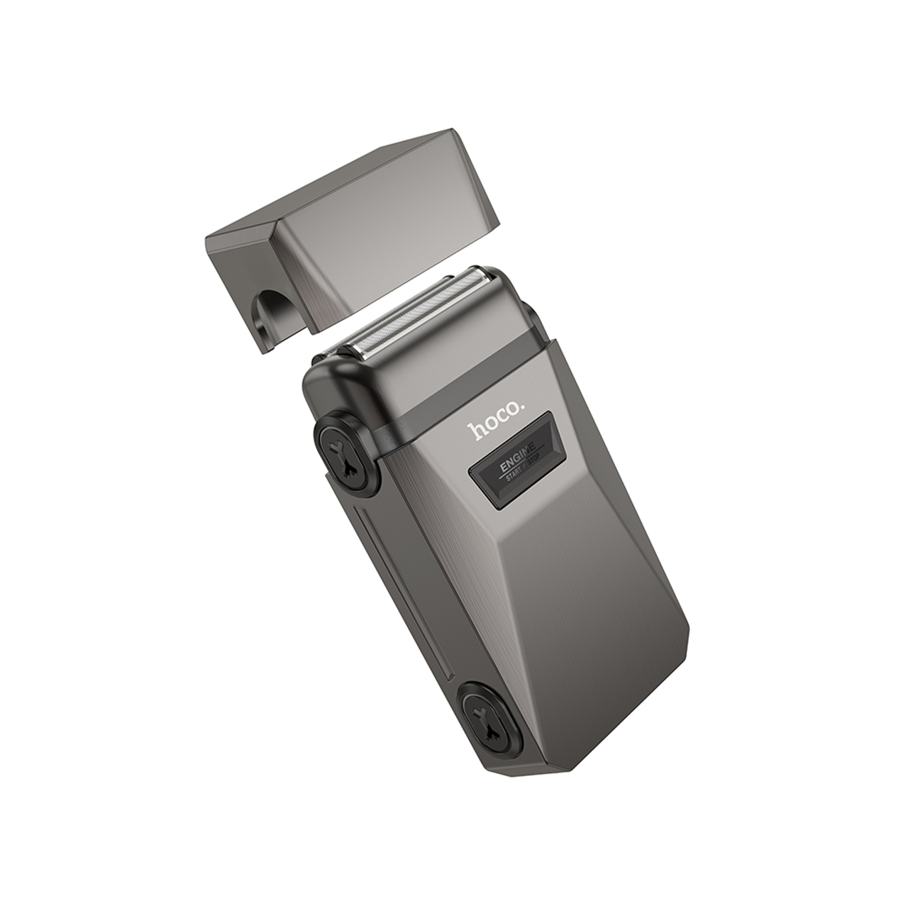 Hoco HP31 Zinc Alloy Double-Razor Shaver - Metal Gray | HP31 Hoco HP31 Zinc Alloy Double-Razor Shaver - Metal Gray | HP31